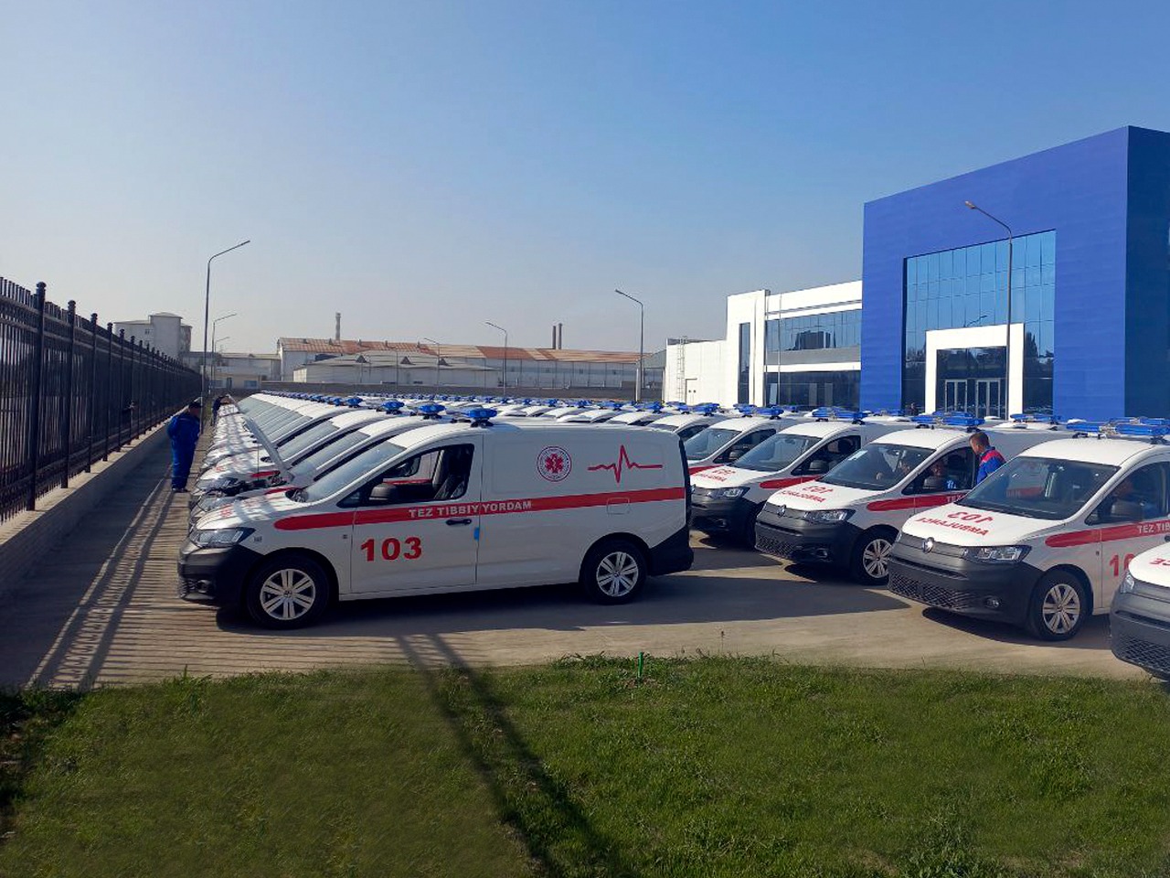 Zamonaviy beshinchi avlod Volkswagen Caddy tez tibbiy yordam avtomobillari: O‘zbekistonda tez tibbiy yordam infratuzilmasini rivojlantirishning yangi bosqichi