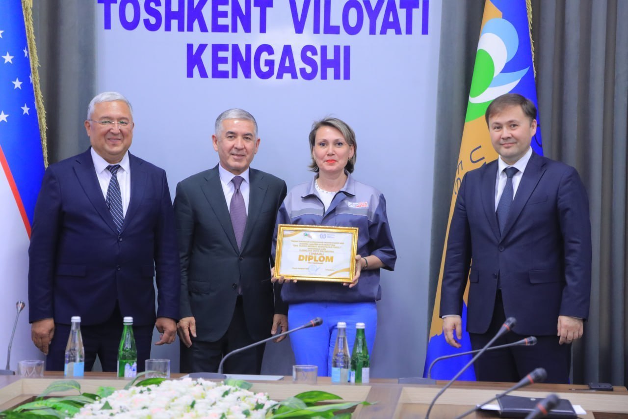 Toshkent traktor zavodi mehnat muhofazasi bo‘yicha Toshkent viloyatidagi eng yaxshi korxona deb topildi