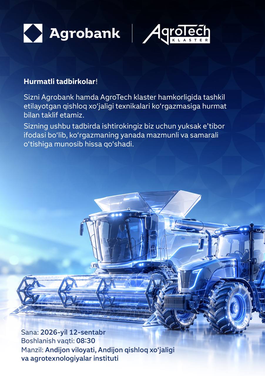 Hurmatli tadbirkorlar!